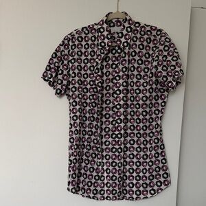Prada Stylish Geometric Patterned Men's Shirt